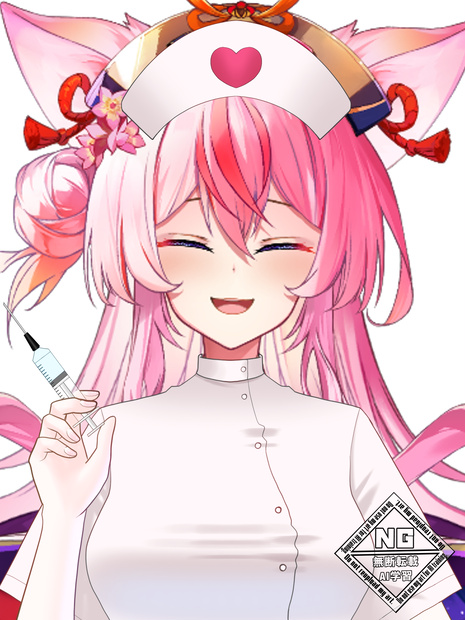 ナース衣装の素材💉🏥✨ VTuber素材/>Vライバー素材/おはようVTuber/おはようVライバー/おはようVTuber素材/おはようVライバー素材(透過素材)