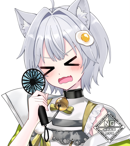 ハンディファンを持つ手の素材🍃 VTuber素材/Vライバー素材/おはようVTuber/おはようVライバー/おはようVTuber素材/おはようVライバー素材 (透過素材)