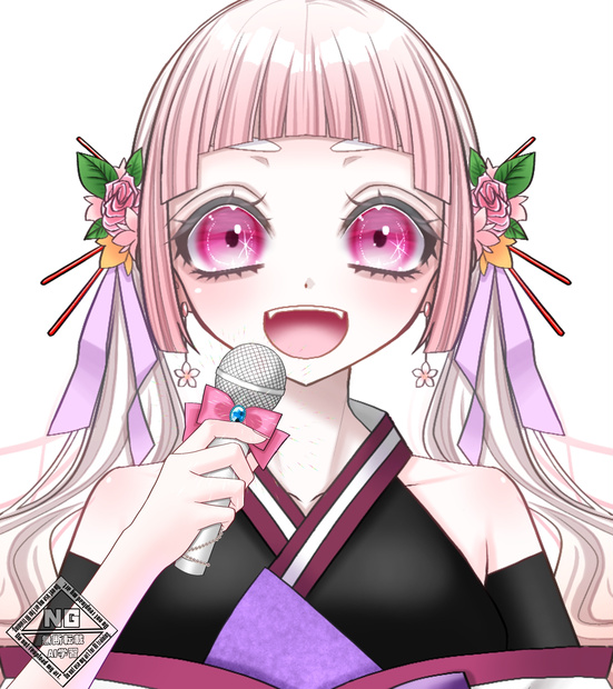 可愛いマイクを持つ手の素材🎤🎀💗【VTuber素材】【無償素材】(透過素材)