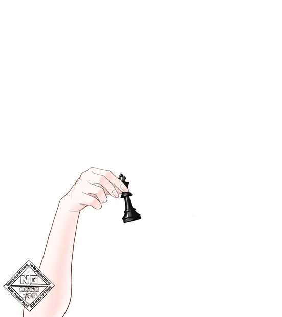 チェスの駒を持つ手の素材♟(カラバリ白、黒)【VTuber素材】【無償素材】(透過素材)
