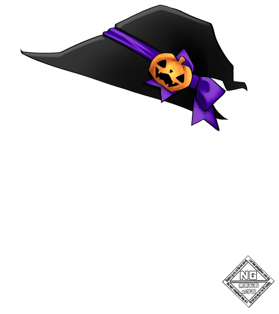【ハロウィン素材第2弾🎃】魔女のとんがり帽子素材🧙‍♀️【VTuber素材】【無償素材】(透過素材)