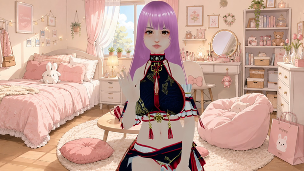 【無料】AIチャット、VTuber用「自然な立ち待機モーション」VRMA