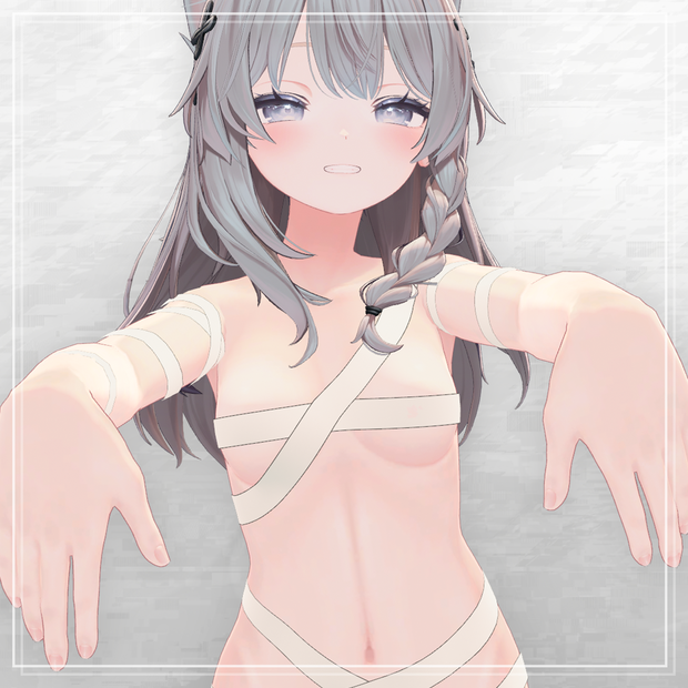 [7アバター対応] セクシー包帯コスチューム 【ハロウィン】 