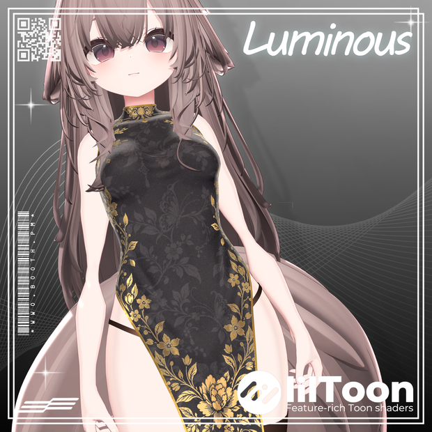 【期間無料】 ✦₊˚⊹ Luminous China ⊹˚₊✦  チャイナドレス【7アバター対応】