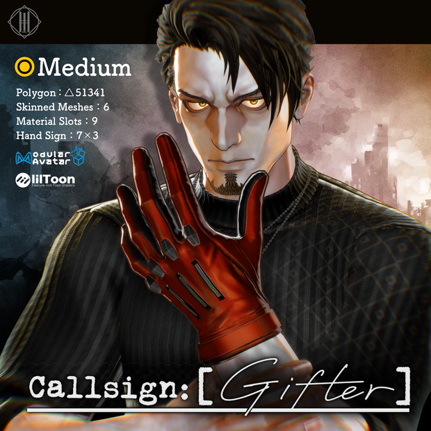 【オリジナル3Dモデル】Callsign:[Gifter]