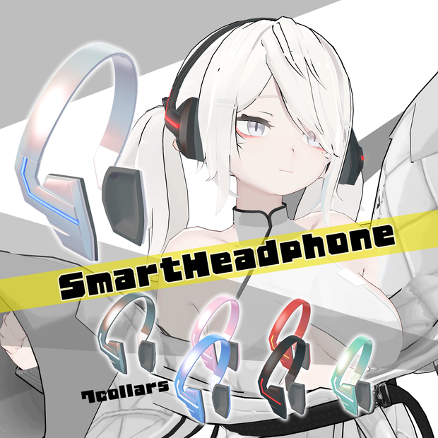 VRCアバター用　SmartHeadphone