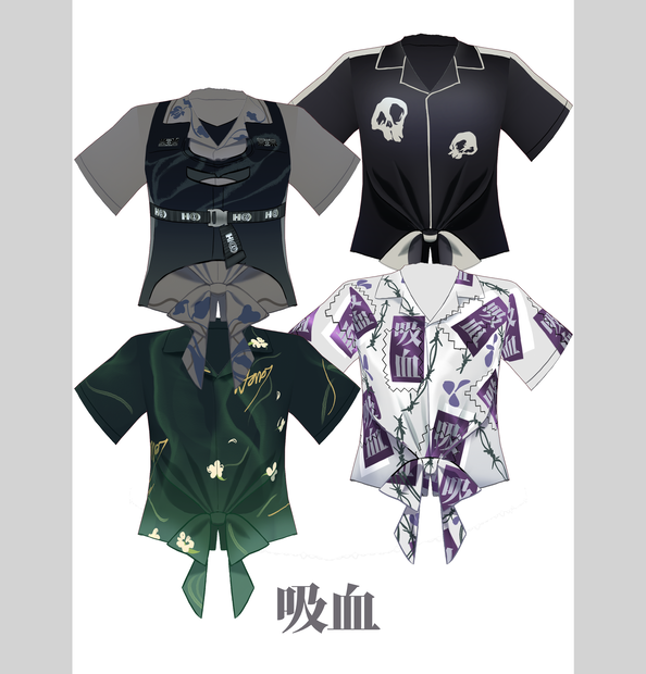 VRoid サマーシャツ Summer shirts