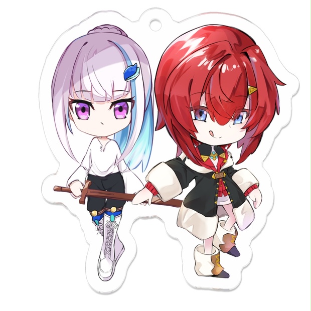 非公式】リゼ ＆ アンジュ アクリルキーホルダー
