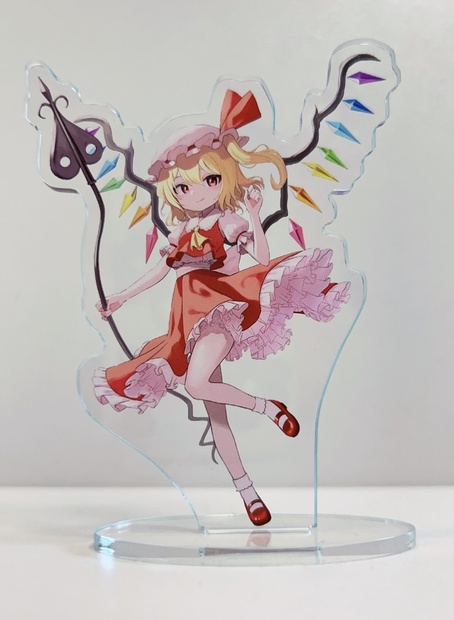 フランドール・スカーレット 額装 アート くれ〜ぷ先生直筆