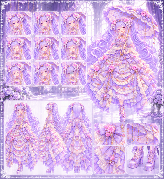 メルヘンお嬢様【立ち絵】
