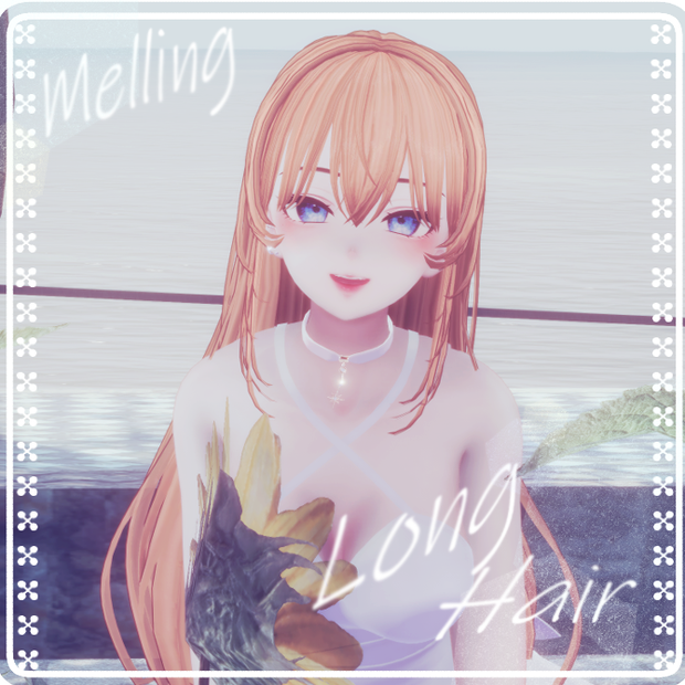  Melling " Long hair " 【8アバター対応  🖤  Liltoon / VRChat】