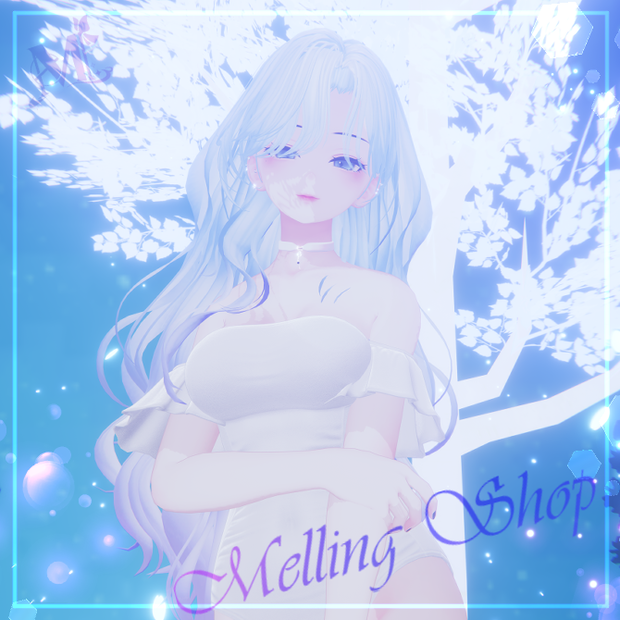  Melling " Rofan Wave hair " 【8アバター対応 🖤 Liltoon / VRChat】