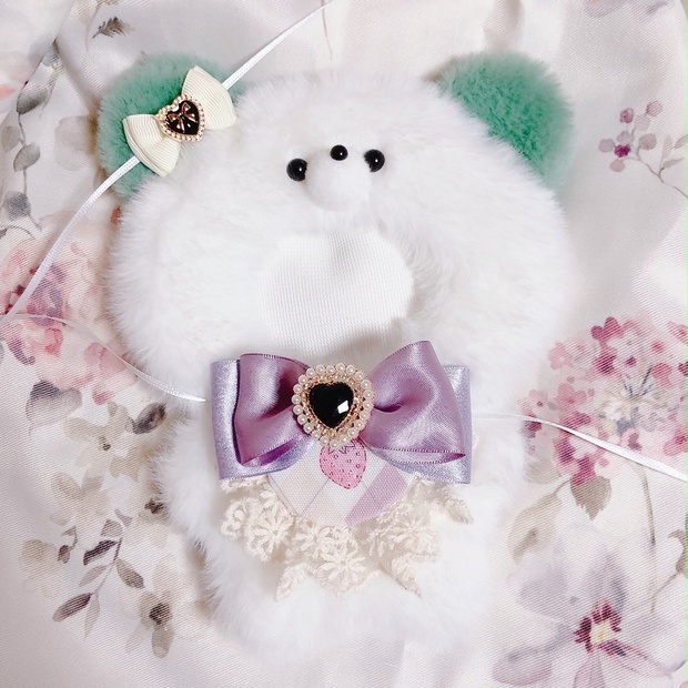 あんスタ ロマンティックいつぬいキャップ ピンク ミント ホワイト あんスタ いつぬい ぬい服 垂れ耳うさぎさん ホワイト＆ミント