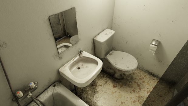 【bath room】ユニットバス お風呂 ホラー系