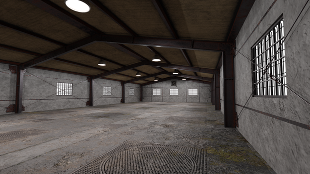 3DCG【warehouse】倉庫 バックヤード