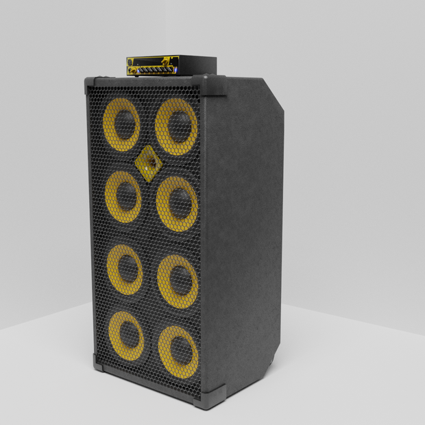 3DCG【bass_amp_set】ベースアンプセット マークベース風
