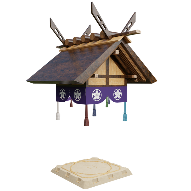 3DCG【sumo】相撲　土俵