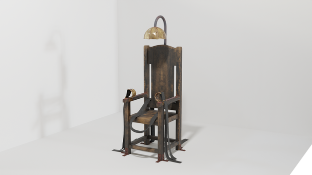 3DCG【Electric_chair】電気椅子