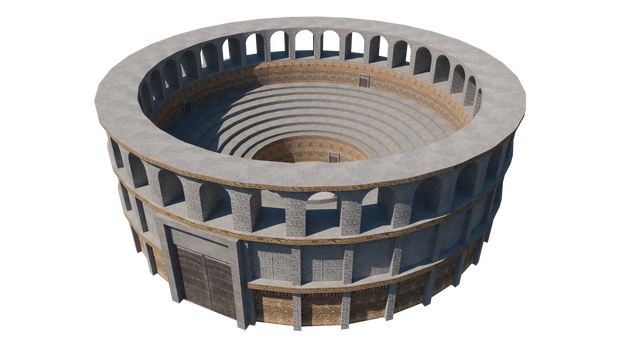 3DCG【Arena】闘技場