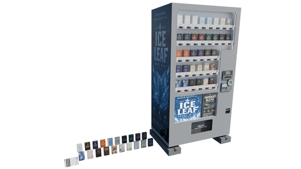 【3DCG】たばこの自販機セット