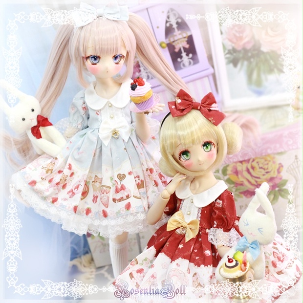 【完売御礼】「兎と狐のスイーツパーティ」MDD・SDM通用 ドール