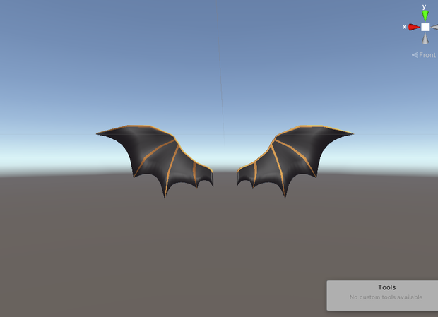 VRChat想定　フリー版　Devil`s wing　アセット
