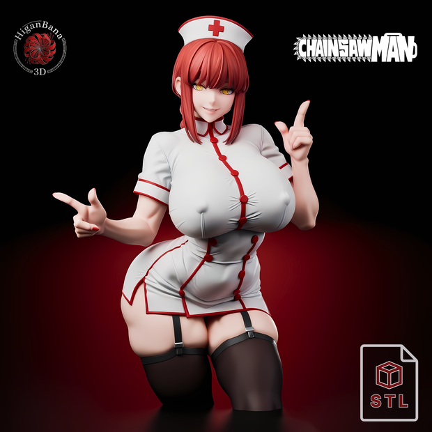 MAKIMA (Chainsaw Man): Nurse Tease
