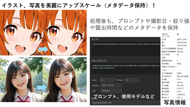 AI超解像アップスケーラー