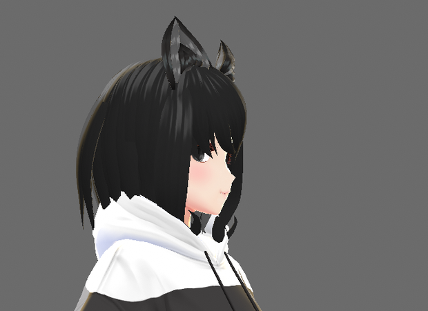 Black Neko Hair