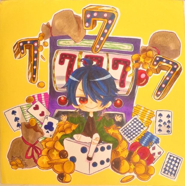 ヒプノシスマイク 有栖川帝統 原画 - toufuyakouzuuki - BOOTH