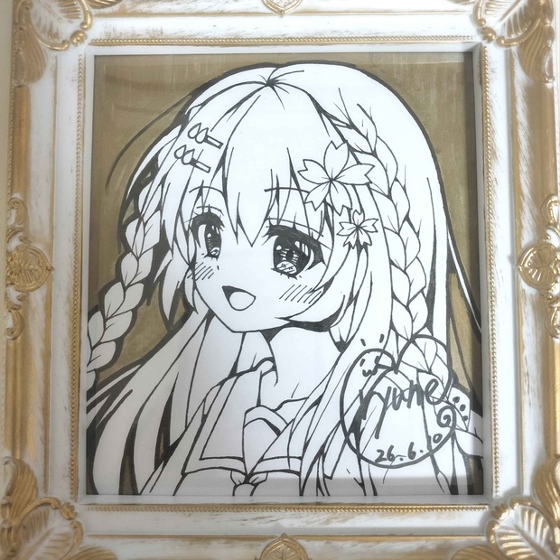 COMITIA156】直筆イラスト色紙 - 雪花時雨 - BOOTH
