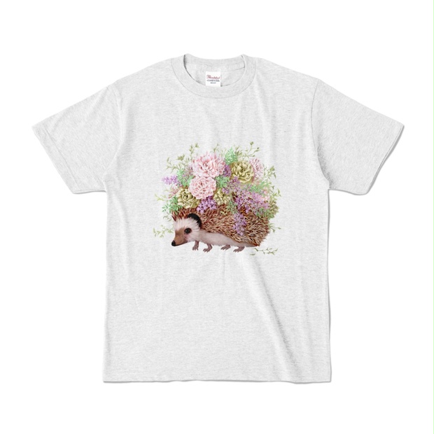 花ハリネズミ(Tシャツ) - maiart - BOOTH