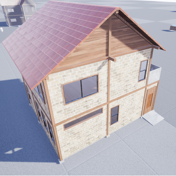 [3Dモデル]日本の住宅8