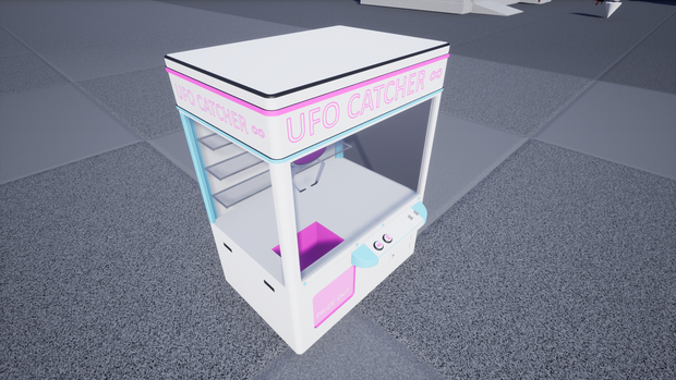 [3Dモデル]UFOキャッチャー筐体