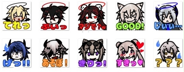 SASIKIZUアバターBOOP用イラスト