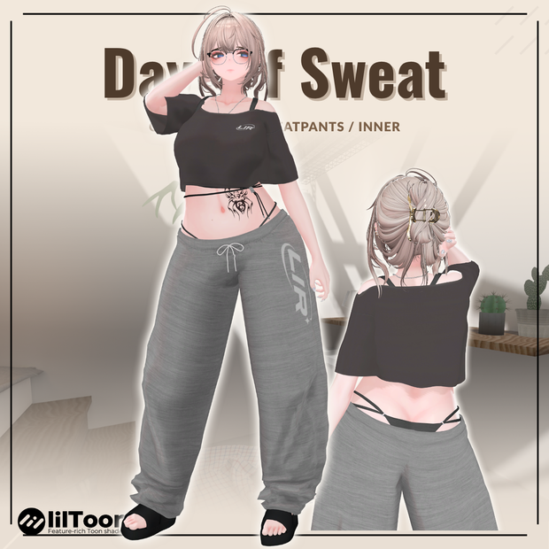 Day Off Sweat 【くろなつ / ミルティナ】