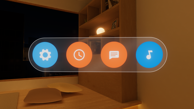 【VRChat / UdonSharp】S-Aura Spatial UI 空间视界 | 次世代ホログラフィック空間UI | Next-Gen Holographic Spatial UI