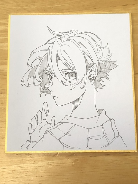 ✴︎ひなの⋈✴︎　手描き　イラスト　色紙 ✴︎ひなの⋈様専用✴︎ 手描き イラスト 色紙