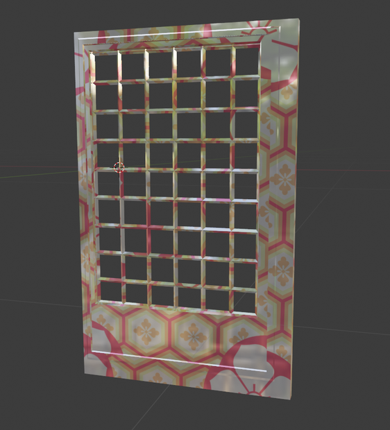 障子３Dモデル