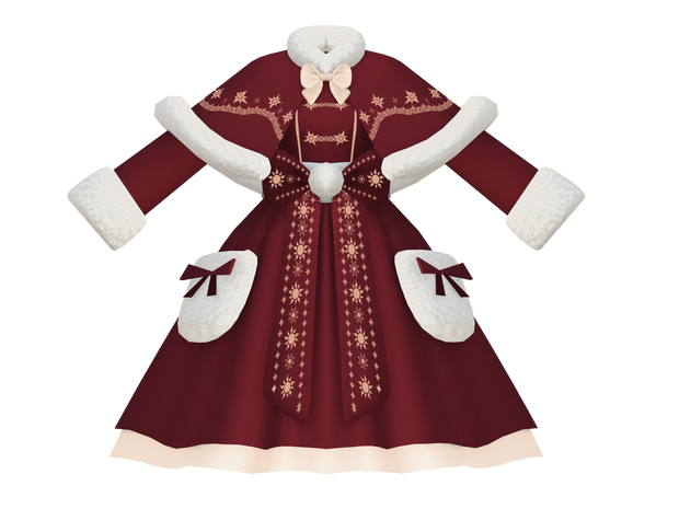 [VRChat + MMD] Xmas Dress