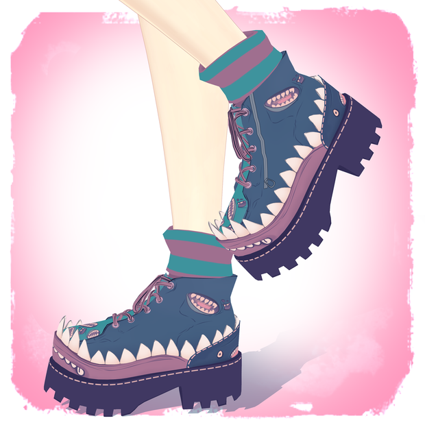 |MMD+VRM| monster boots for VTuber用 モンスターブーツ