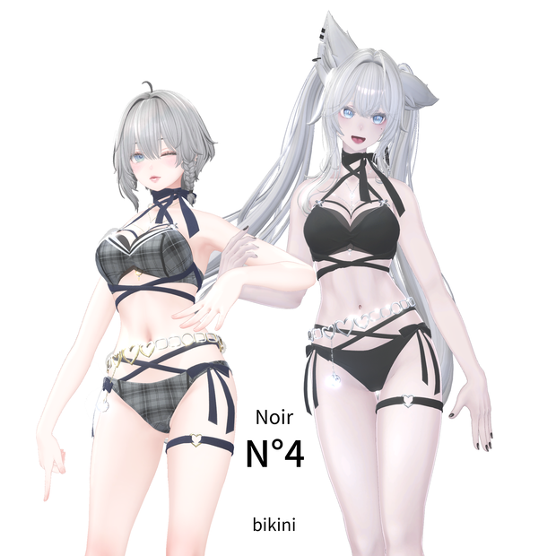 Noir N°4 bikini【ラシューシャ、森羅、きゃろん、ミルティナ、しなの対応】