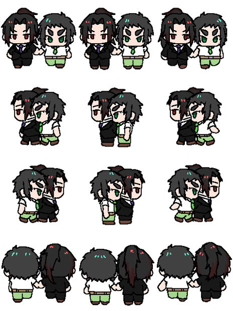 黒獪（キメ学）ピクスク用アバター