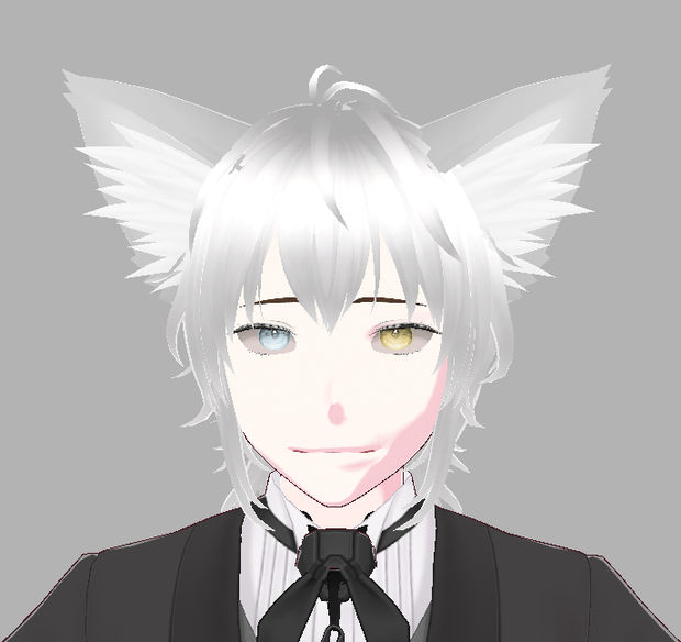 White Fennec Fox Boy [free]