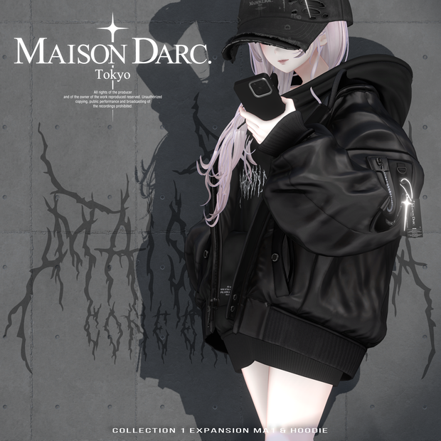 ♞C1 EXPANSION BIG SILHOUETTE MA1 & HOODIE SET♞