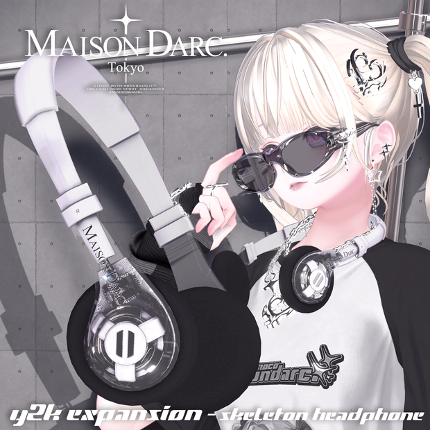 ♘Skeleton AudioSystem Headphone & EarPhone