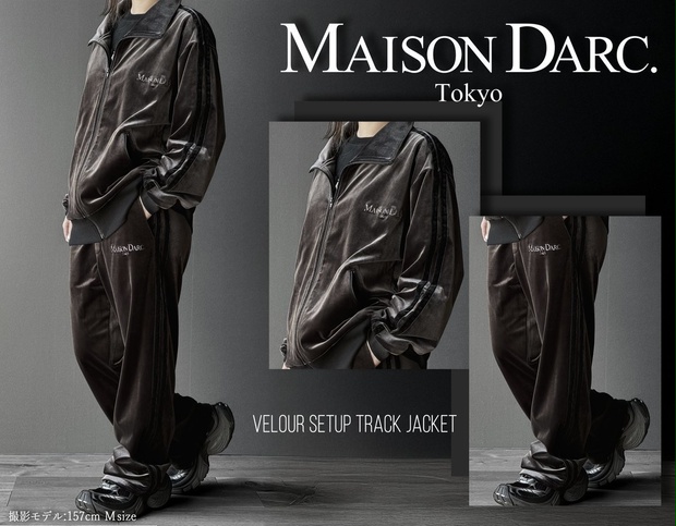 ♘VELOUR SETUP TRACK JACKET♘ 数量限定リアルグッズ！！