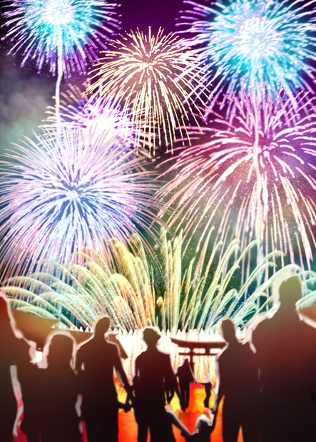 打ち上げ花火ブラシセット（Fireworks Brush set)　CLIPSTUDIO用