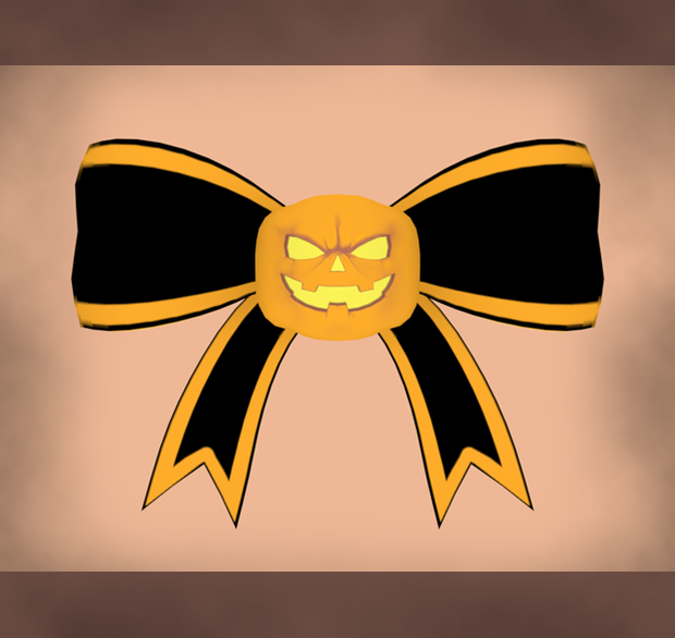 【 VRChat小道具】 ハロウィン リボン