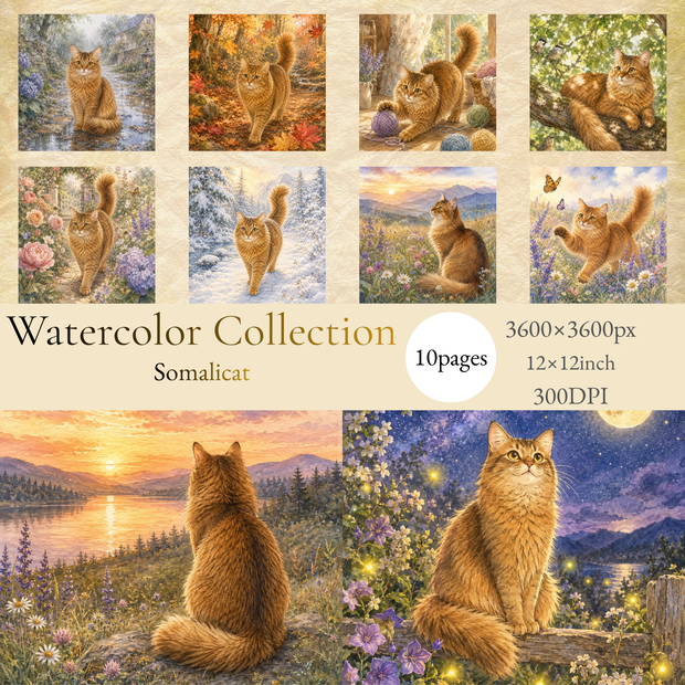 Watercolorcollection 10枚